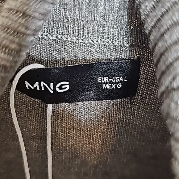 NWT MNG Large Gray Turtleneck sweater - Picture 7 of 8